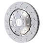 SHW 08-12 Audi R8 4.2L (Excl Ceramic Brakes) Front Drill-Dimp Lightweight Brake Rotor (420615301D)