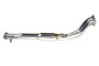 Invidia 08-15 Mitsubishi Evolution X High Flow Cat Downpipe & Test Pipe (One Piece)