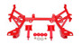 BMR 93-02 4th Gen F-Body K-member Low Mount Turbo LS1 Motor Mounts Standard Rack Mounts - Red
