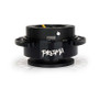 NRG Quick Release Kit - Black Body/ Black Heart Cutout Ring