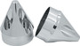Axle Nut Cover Spike Chrome 1"