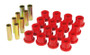 Prothane 68-72 Ford F250 2wd Rear Spring & Shackle Bushings - Red