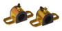 Prothane Universal Greasable Sway Bar Bushings - 24MM - Type A Bracket - Black