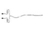aFe Takeda 3in 304 SS Cat-Back Exhaust System w/CF Tips 17-20 Honda Civic Sport L4-1.5L (t)
