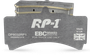 EBC Racing 2016 Ford Mustang GT350 5.2L RP-1 Race Front Brake Pads