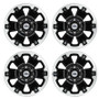 Ford Racing 19-21 Ranger 18x8in 4 Wheel Kit w/TPMS - Gloss Black w/ Machined Face