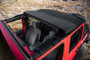 Rugged Ridge 2018+ Jeep Wrangler JLU 4 Dr Black Diamond Stitch Cloth Voyager Top (Tinted)