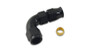 Vibrant 1/2In Tube to -8AN Female 90 Degree Union Adapter Fitting w/ Olive Inserts