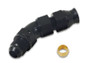 Vibrant 45 Degree 1/2in Tube to Male -8AN Flare Adapter w/ Olive Inserts