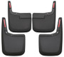 Husky Liners 2015-2017 Ford F-150 w/o Fender Flares Front and Rear Mud Guards - Black