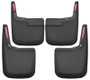 Husky Liners 2015-2017 Ford F-150 w/o Fender Flares Front and Rear Mud Guards - Black