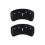MGP 4 Caliper Covers Engraved Front Pontiac Engraved Rear Arrow Red finish silver ch