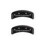 MGP 4 Caliper Covers Engraved Front & Rear Gen 4/Camaro Red finish silver ch