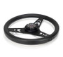 NRG Aluminum Steering Wheel 330mm - Arow Cutout - Ergonomic Grip - Anadized Black