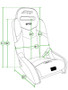 PRP Honda Talon GT3 Suspension Seats Kit (Pair) - Black