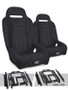 PRP Polaris RZR 570, 800, 900 GT/S.E. Suspension Seats Kit (Pair) - Black