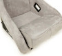 NRG FRP Bucket Seat ULTRA Edition - Large (Grey Alcantara/Pearlized Back)