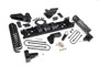 Zone Offroad 2019 Ram 3500 4in Radius Arm Bracket Gas - 2in Rear Block w/ Overload - Nitro Shocks