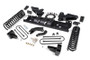 Zone Offroad 2019 Ram 3500 4in Radius Arm Bracket Gas - 2in Rear Block w/ Overload - Nitro Shocks