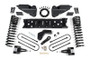 Zone Offroad 2019 Ram 3500 4in Radius Arm Bracket Gas - 3in Rear Block w/o Overload - Nitro Shocks