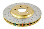 DBA 05-10 Mustang GT/ 11+ V6 Front Drilled & Slotted 4000 Series Rotor