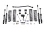 Zone Offroad 12-18 Jeep JK 4dr 4in Suspension Kit