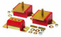 Prothane Jeep Motor & Trans Mount Kit - Red
