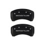 MGP 4 Caliper Covers Engraved Front & Rear Magnum Red finish silver ch