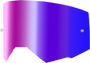 Zone Elite Injctd Lens W/ Post W/ Iridescent Red Mir/smk Lens