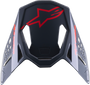 Black/Neon Red