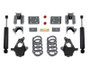 MaxTrac 14-16 GM C/K1500 2WD/4WD Single Cab w/Cast Steel Susp. 4in/6in Lowering Kit