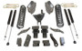 MaxTrac 17-19 Ford F-250/350 4WD 4in/1in MaxPro Coil Lift Kit w/Radius Arm Brkts & MaxTrac Shocks