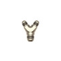 DeatschWerks 6AN Male Flare + 6AN Male Flare to 8AN Male Flare Y Block Fitting