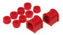 Prothane 87-96 Jeep YJ Front Sway Bar Bushings - 1 1/8in - Red