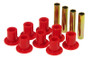 Prothane 87-96 Jeep Front Spring & Shackle Bushings - Red