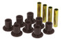 Prothane 87-96 Jeep Front Spring & Shackle Bushings - Black