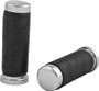 Grips Leather Chrome W/o Throttle Sleeve