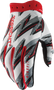 Ridefit Gloves White/red 2x