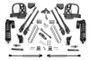 Fabtech 11-13 Ford F450/550 4WD 10 Lug 6in 4Link Sys w/Dlss 4.0 C/O& Rr Dlss