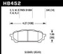 Hawk 03-05 WRX D1004 Performance Ceramic Street Rear Brake Pads