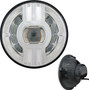 Headlight 7" Beast 2 Chrome W/driving Light