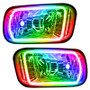 Oracle Dodge Ram 09-13 LED Fog Halo Kit - ColorSHIFT