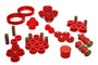 Energy Suspension 94-97 Honda Accord/Odyssey Red Hyper-Flex Master Bushing Set