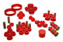 Energy Suspension 94-97 Honda Accord/Odyssey Red Hyper-Flex Master Bushing Set