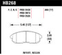 Hawk 03-04 G35/03-05 G35X/ 02-05 350z w/o Brembo Performance Ceramic Street Front Brake Pads