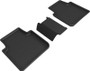 3D MAXpider 18-21 Volkswagen Tiguan Kagu 2nd Row Floormats - Black