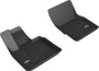 3D MAXpider 18-21 Alfa Romeo Stelvio / Stelvio Quadrifoglio Kagu 1st Row Floormats - Black
