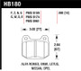 Hawk 03-06 Evo / 04-09 STi / 03-07 350z Track DTC-70 Rear Pads