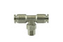Turbosmart 1/8 NPT to TEE 1/4 Pushloc Stainless Steel