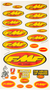 Assorted Sticker Sheet